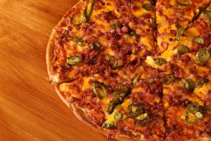 jalapeño popper pizza from Pizza Planet in Amarillo, Texas